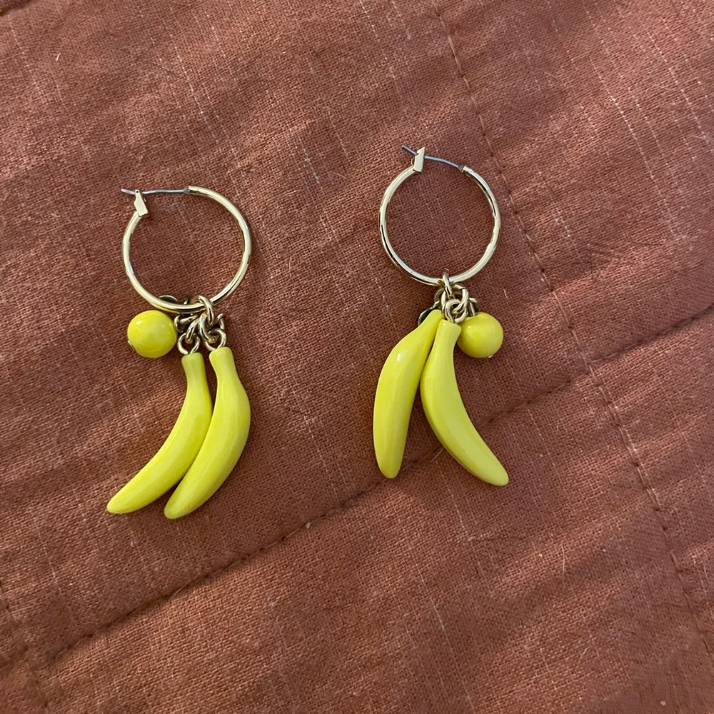 J.Crew Banana Earrings